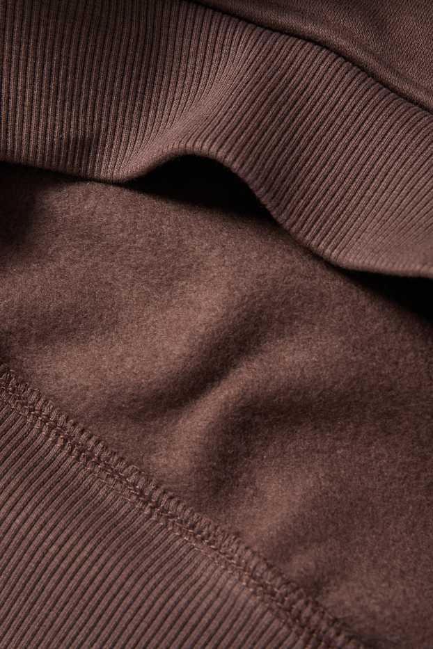 Kinderen: meisjes - Sweatshirt - donkerbruin