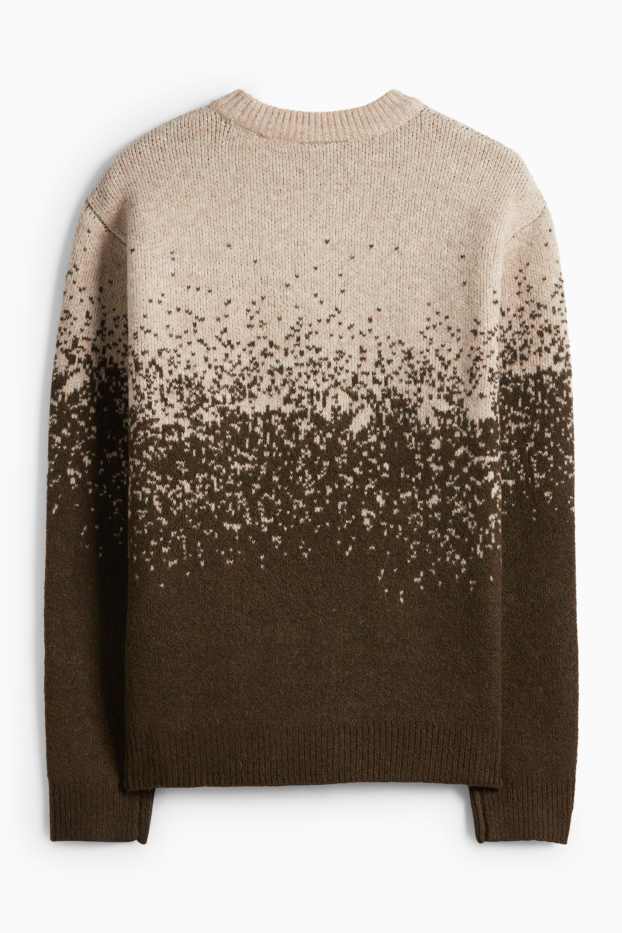 Pánské - Svetr - béžová