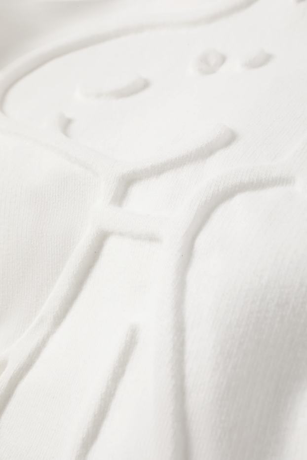 Donna - Felpa con cappuccio - Snoopy - bianco