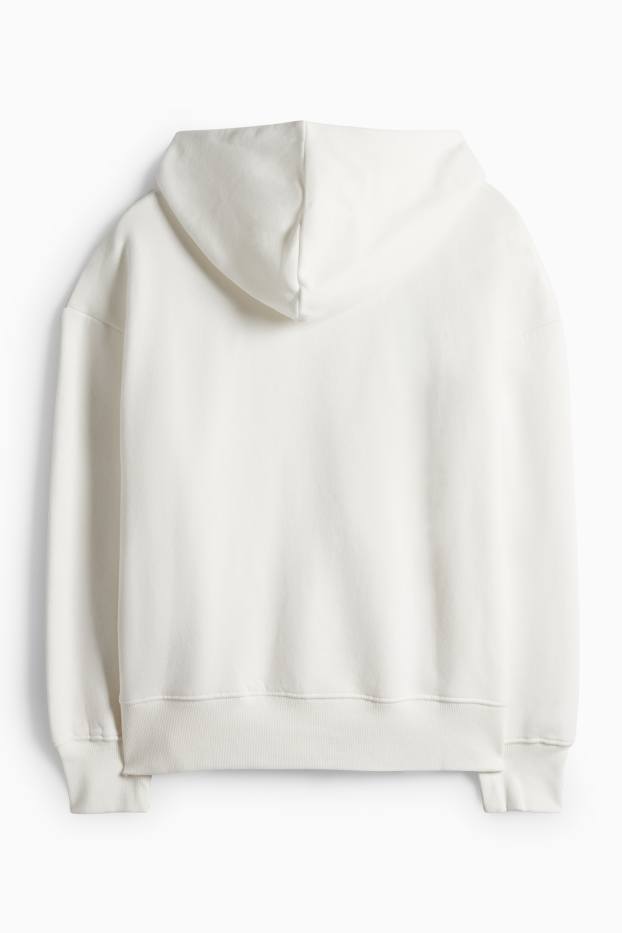 Donna - Felpa con cappuccio - Snoopy - bianco