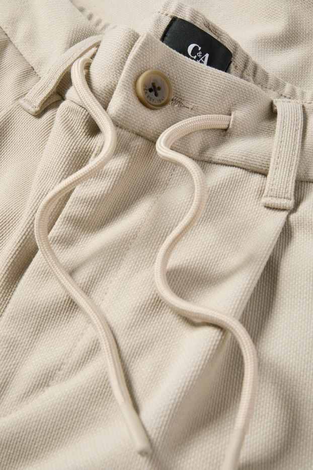 Home - Xinos - tapered fit - estructurats - beix clar