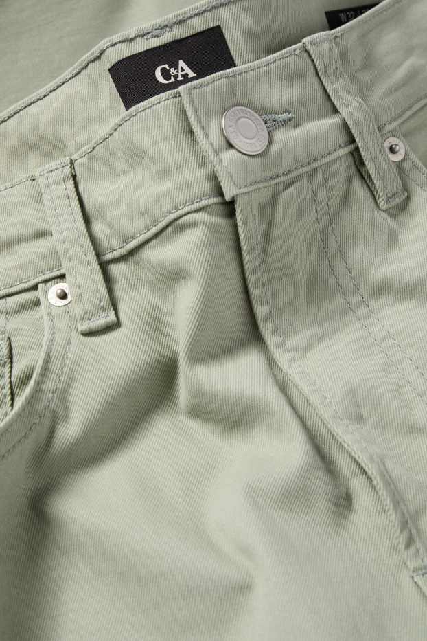 Hommes - Pantalon - regular fit - vert clair