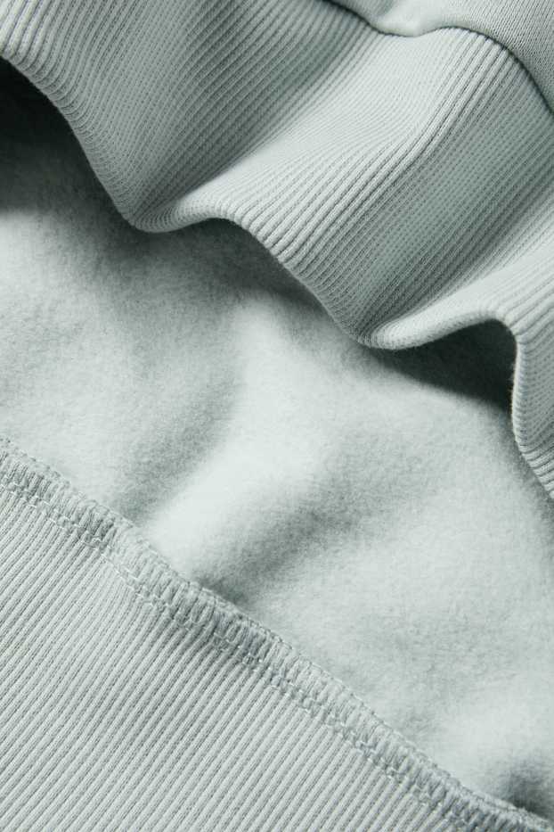 Pánské - Mikina s kapucí - tyrkysová