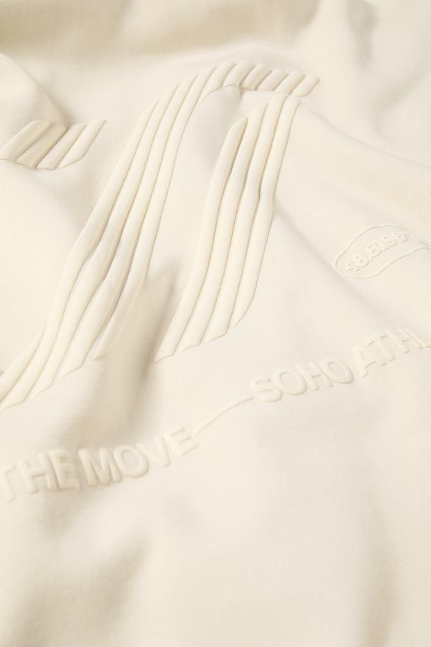 Heren - Hoodie - licht beige