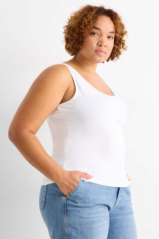 Damen - Multipack 2er - Top - schwarz / weiß