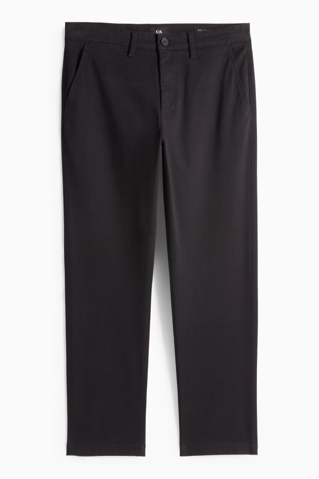 Hommes - Chino - regular fit - noir