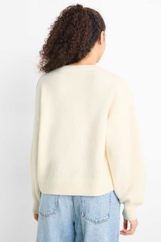 Femmes - Pull - crème
