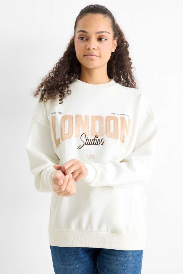 Damen - Sweatshirt - weiss