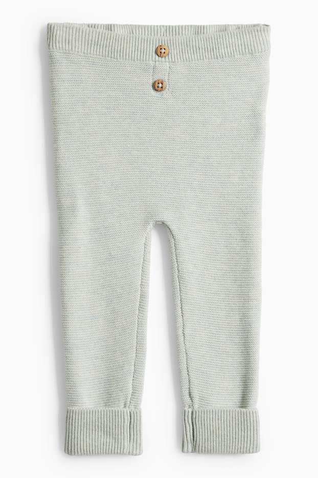 Unisex - Pantaloni nou-născuți - verde mentă