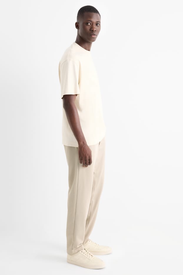 Home - Xinos - tapered fit - estructurats - beix clar