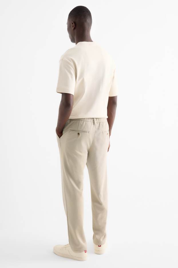 Home - Xinos - tapered fit - estructurats - beix clar