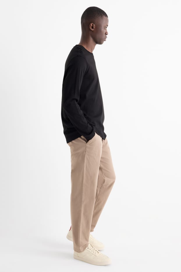 Herren - Chino - Tapered Fit - beige