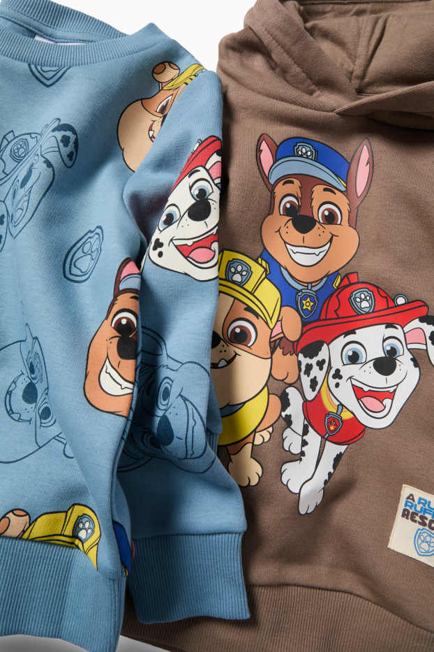 Děti - chlapci - Mikina - hnědá/modrá