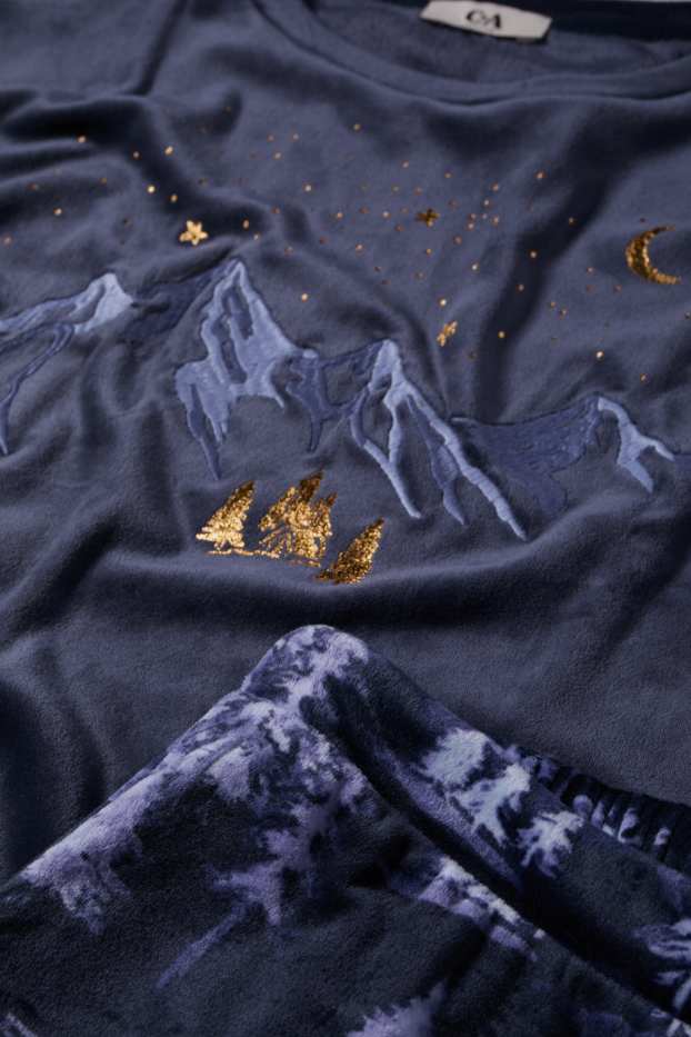 Dona - Pijama - blau fosc