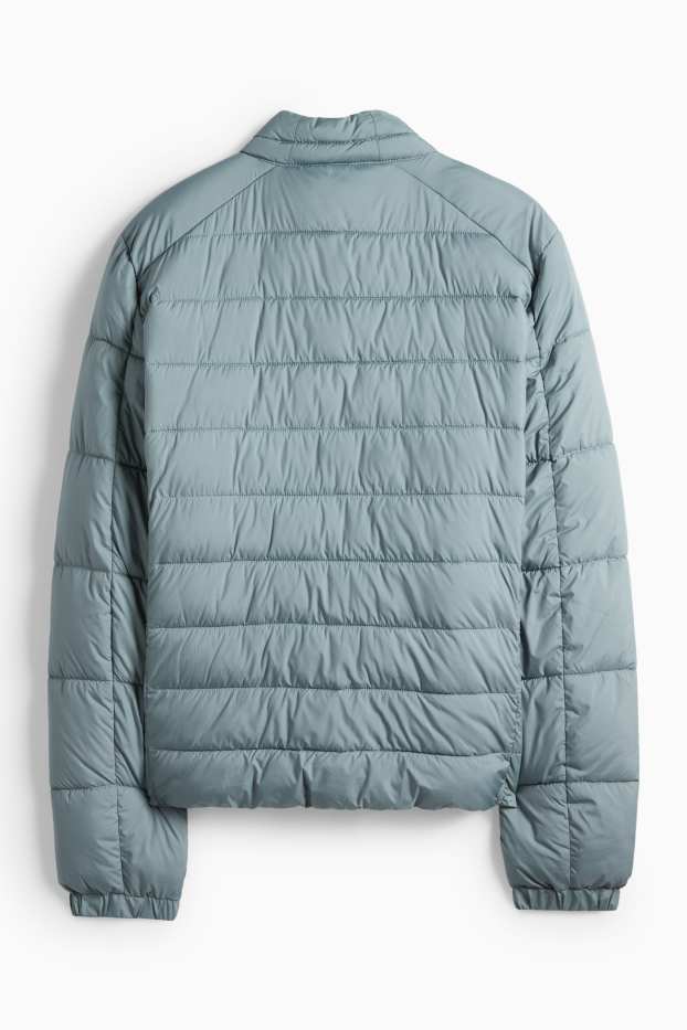 Pánské - Prošívaná bunda - zelená