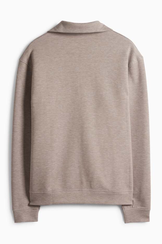 Men - Sweatshirt - taupe