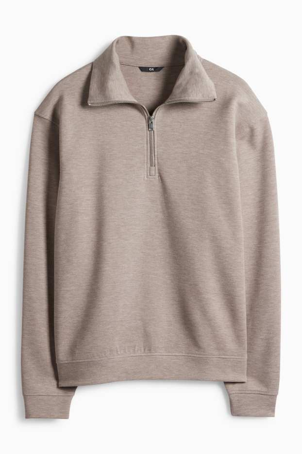 Men - Sweatshirt - taupe