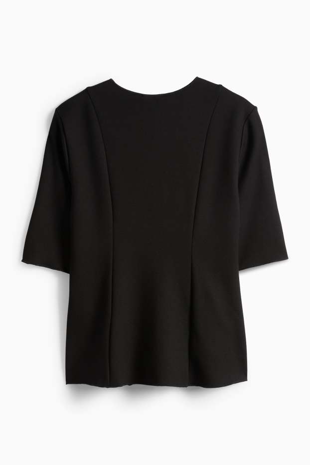 Femei - Tricou - regular fit - negru