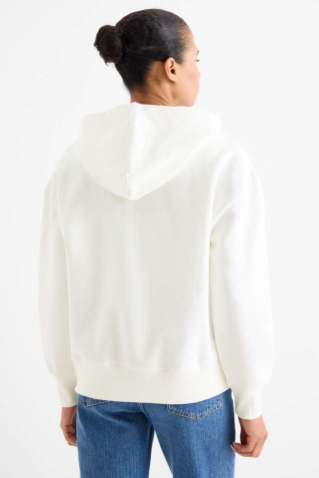 Donna - Felpa con cappuccio - Snoopy - bianco