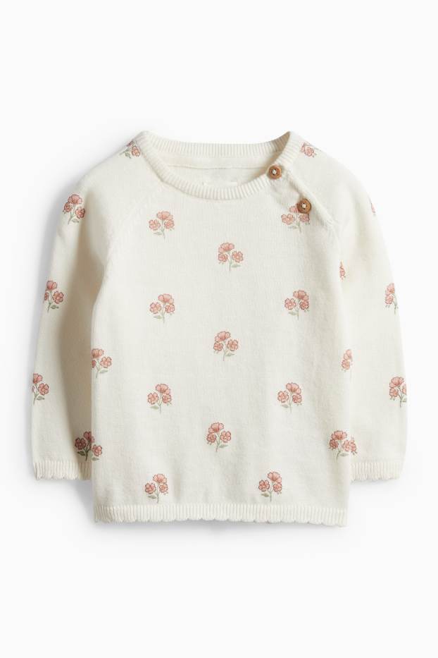 Miminka - dívky - Outfit pro miminka - krémově bílá