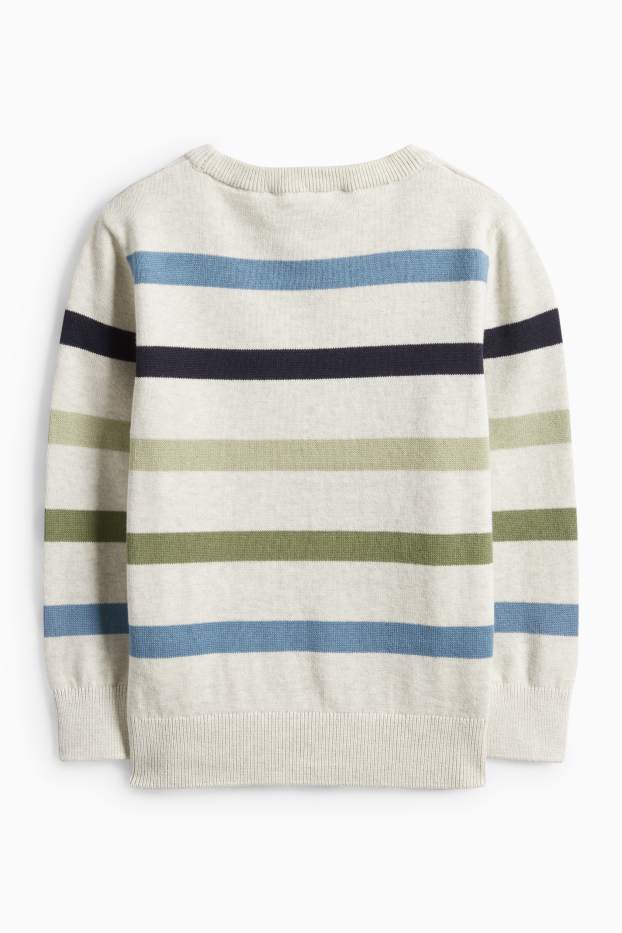 Nen - Jersei - de ratlles - blanc trencat