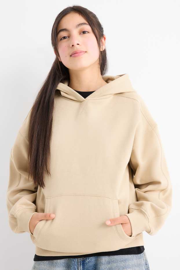 Kinder Mädchen - Hoodie - beige