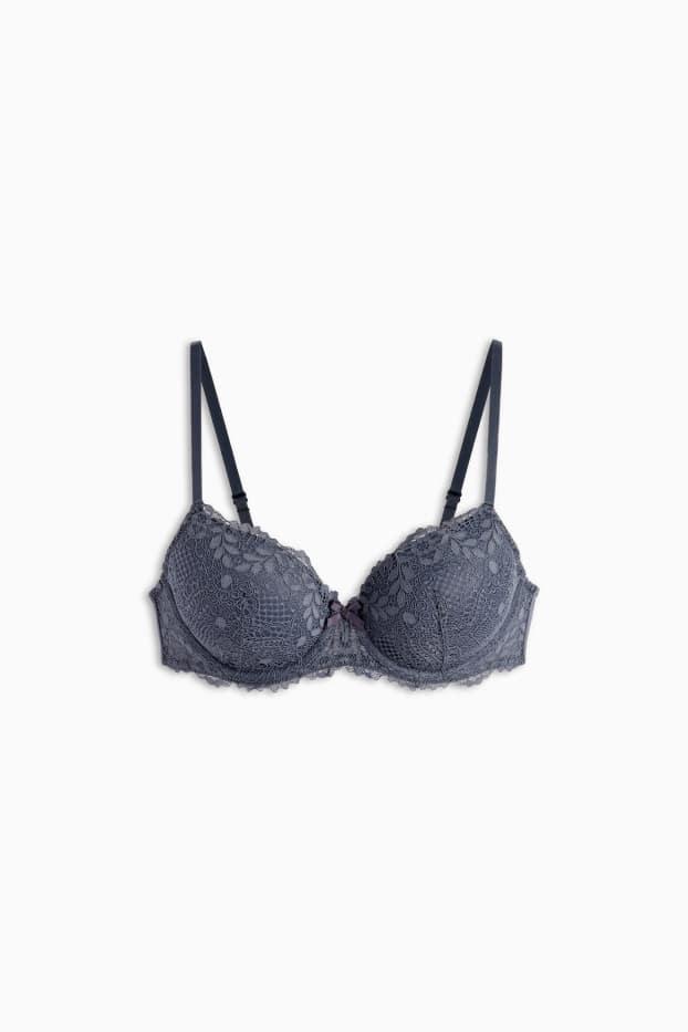 Femmes - Soutien-gorge avec armatures - FULL COVERAGE - ampliforme - gris