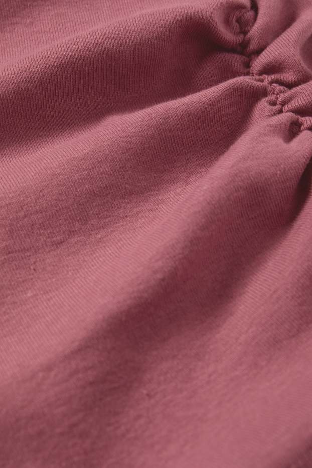 Dámské - Tričko - tmavě růžová