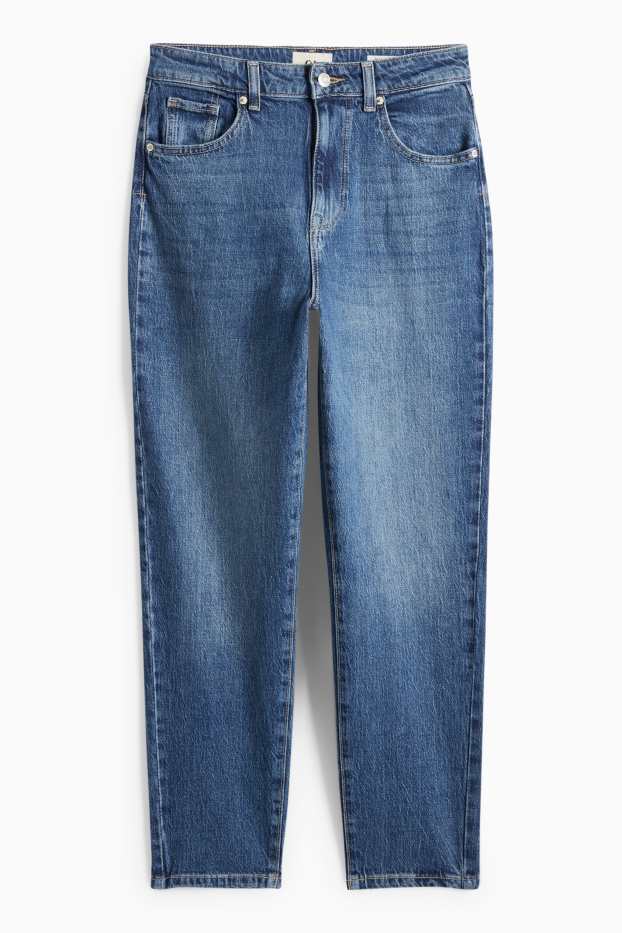 Dámské - Mom jeans - high waist - LYCRA® - džíny - modré