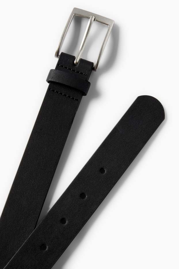 Copii - Băieți - Curea - imitație de piele - negru