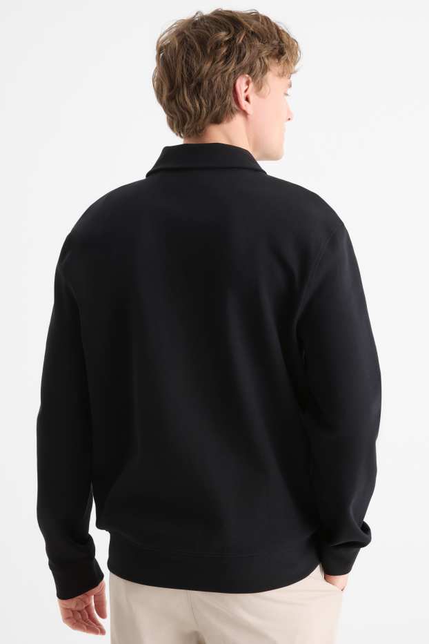 Heren - Sweatvest - zwart