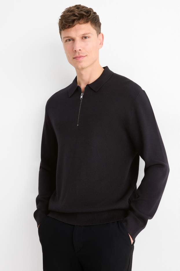Herren - Pullover - schwarz