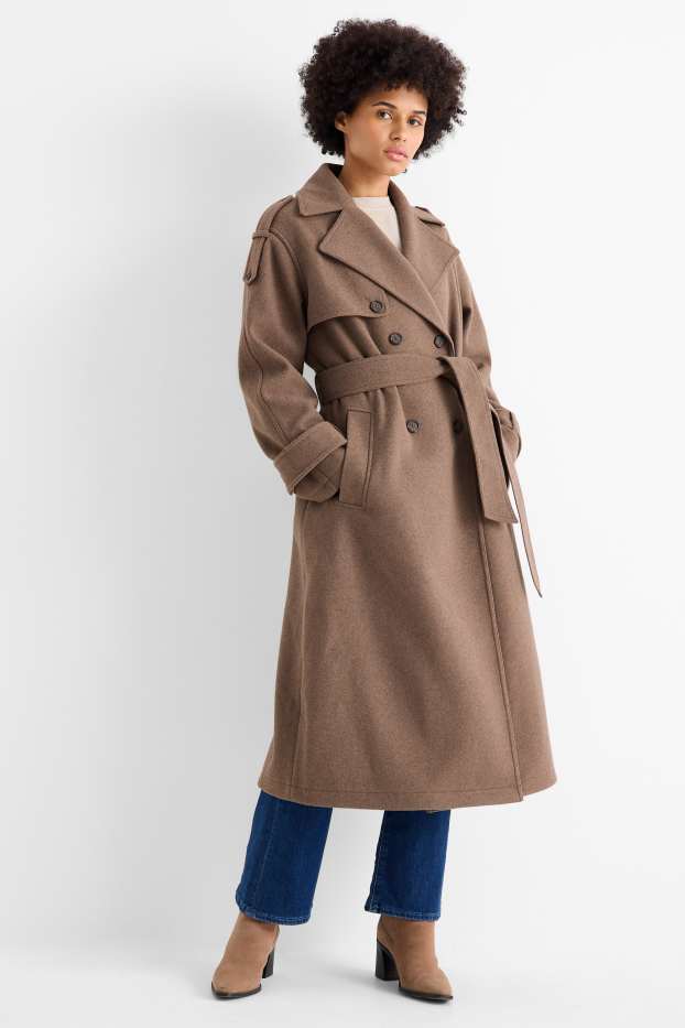 Femei - Palton - maro