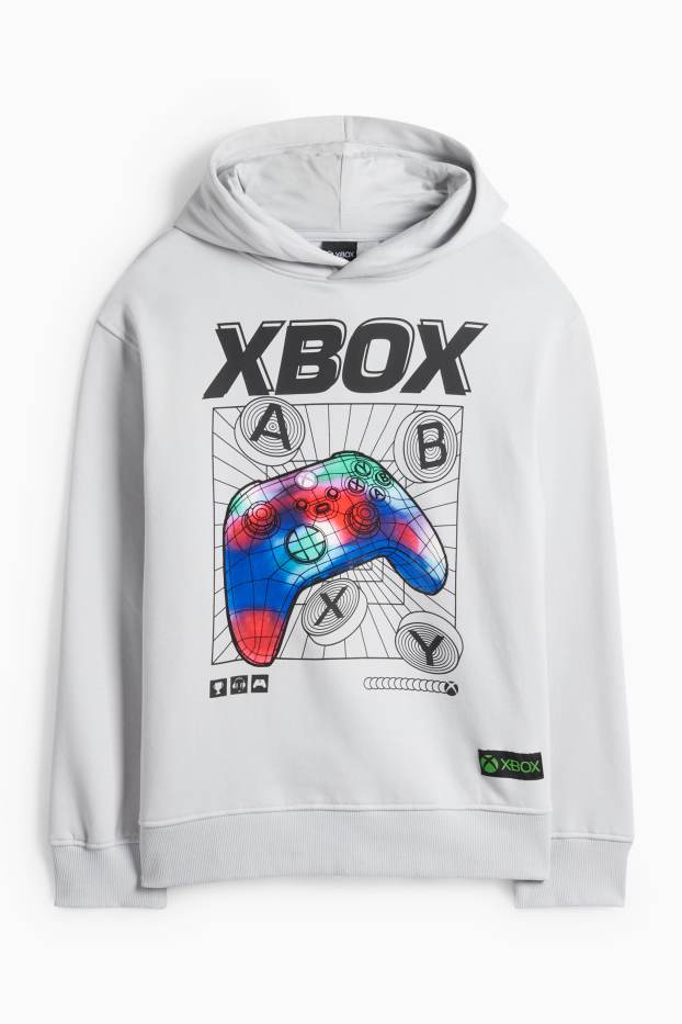 Enfants garçons - Xbox - sweat à capuche - bleu clair