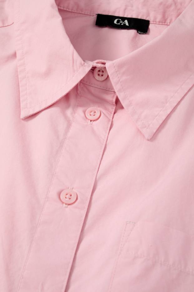 Dames - Blouse - fuchsiarood