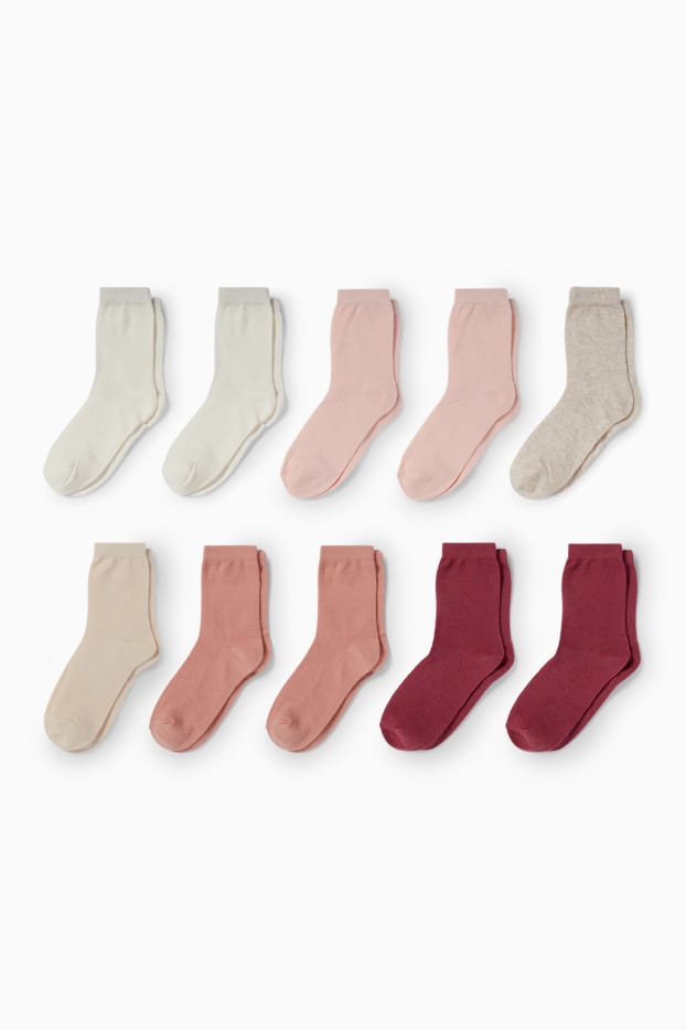 Kinder Mädchen - Multipack 10er - Socken - beige