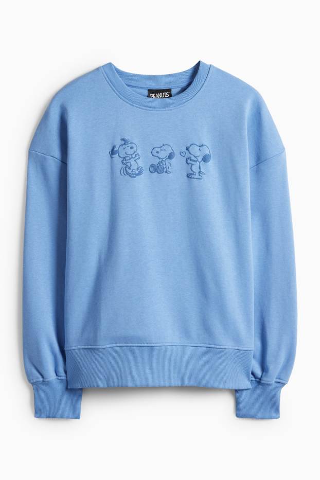 Donna - Felpa - Peanuts - blu