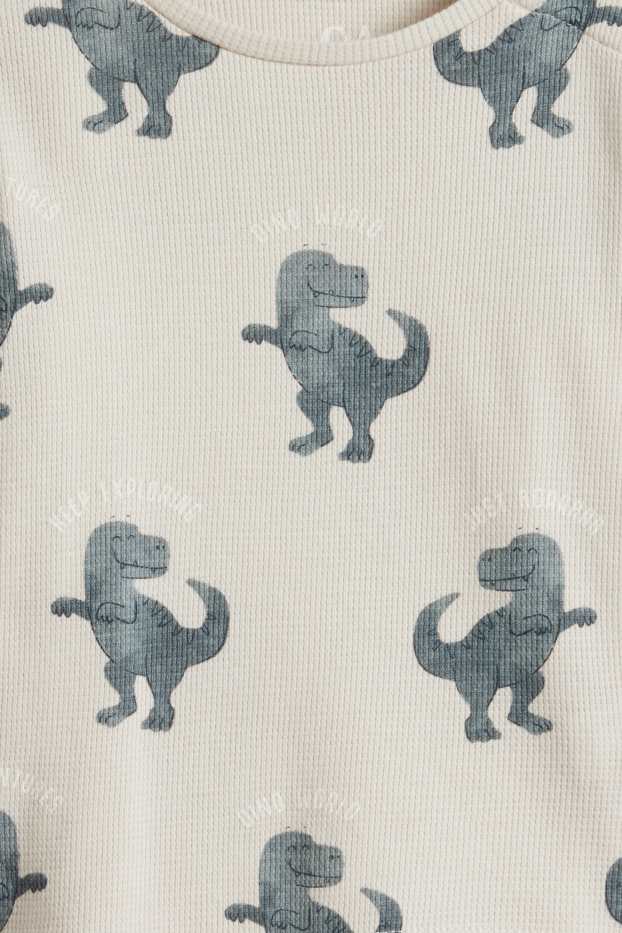 Baby Boys - Multipack of 3 - dino - baby long sleeve top - creme
