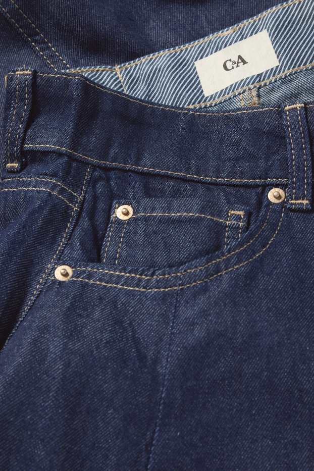 Damen - Jeansrock - dunkeljeansblau