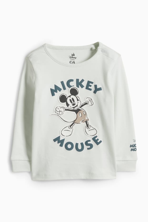 Miminka - chlapci - Pyžamo pro miminka - mátově zelená