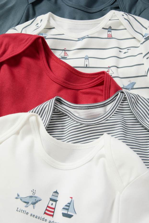 Miminka - chlapci - Body pro miminka - tmavošedá