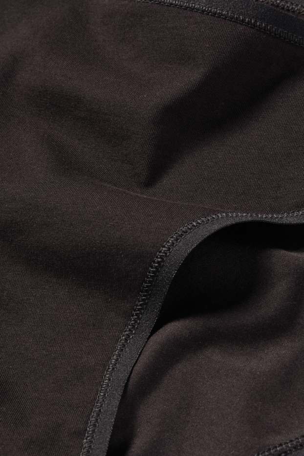 Dámské - Multipack 3 ks - kalhotky - černá