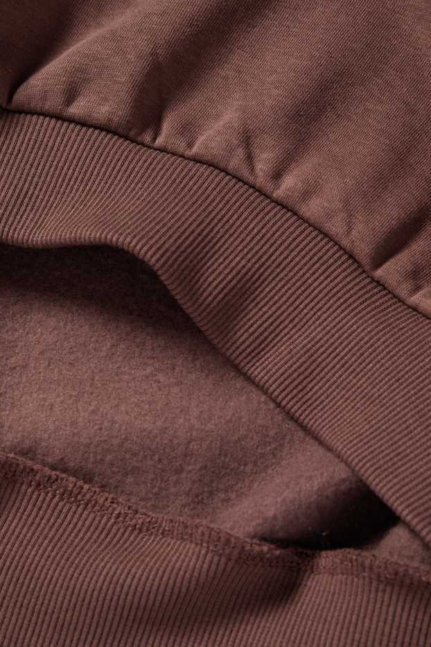 Damen - Sweatshirt - Peanuts - dunkelbraun