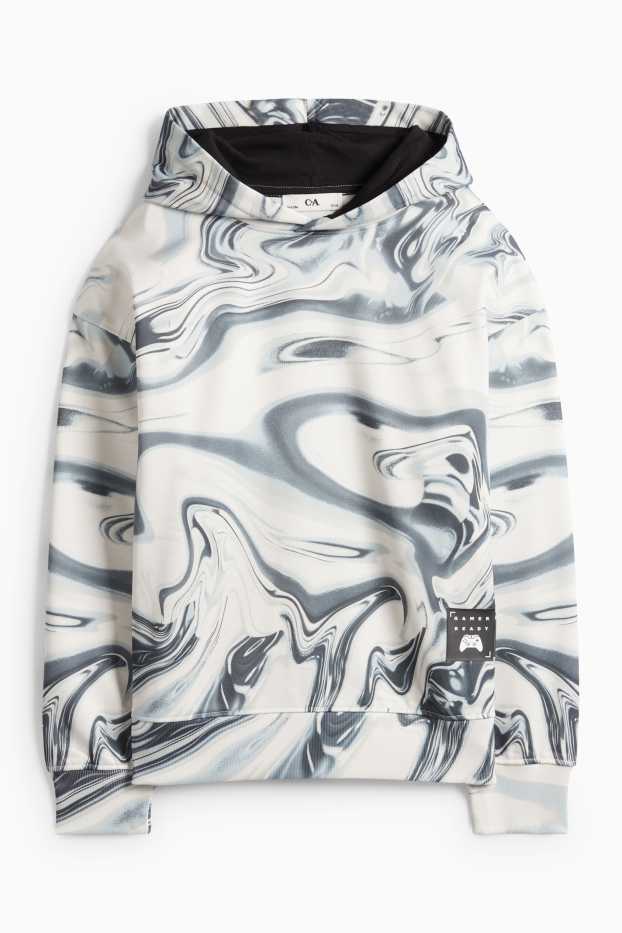 Children Boys - Gaming - hoodie - patterned - cremewhite