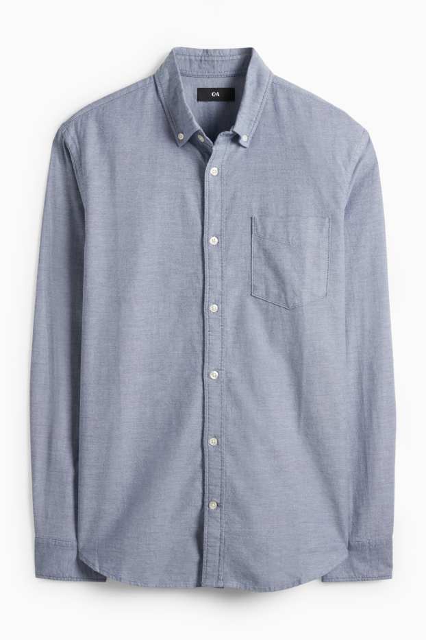 Home - Camisa - regular fit - button-down - blau