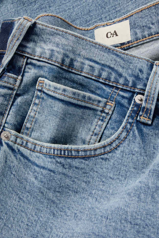 Home - Straight Jeans - texà blau