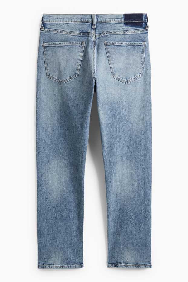 Home - Straight Jeans - texà blau