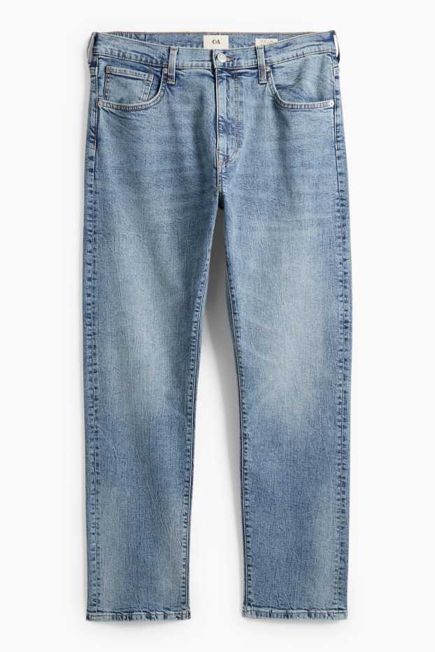 Home - Straight Jeans - texà blau