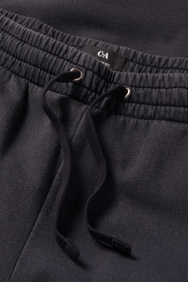 Pánské - Teplákové kalhoty - černá