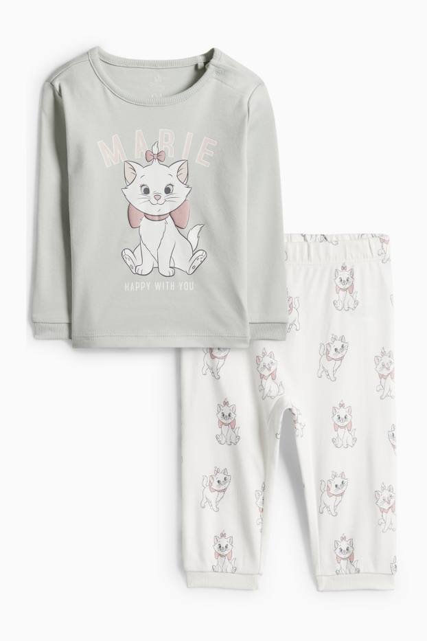 Neonate - Gli Aristogatti - pigiama per neonate - 2 pezzi - verde menta